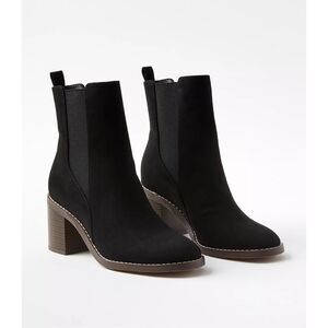 Ann Taylor Loft $156 Block Heel Chelsea Boots size 8